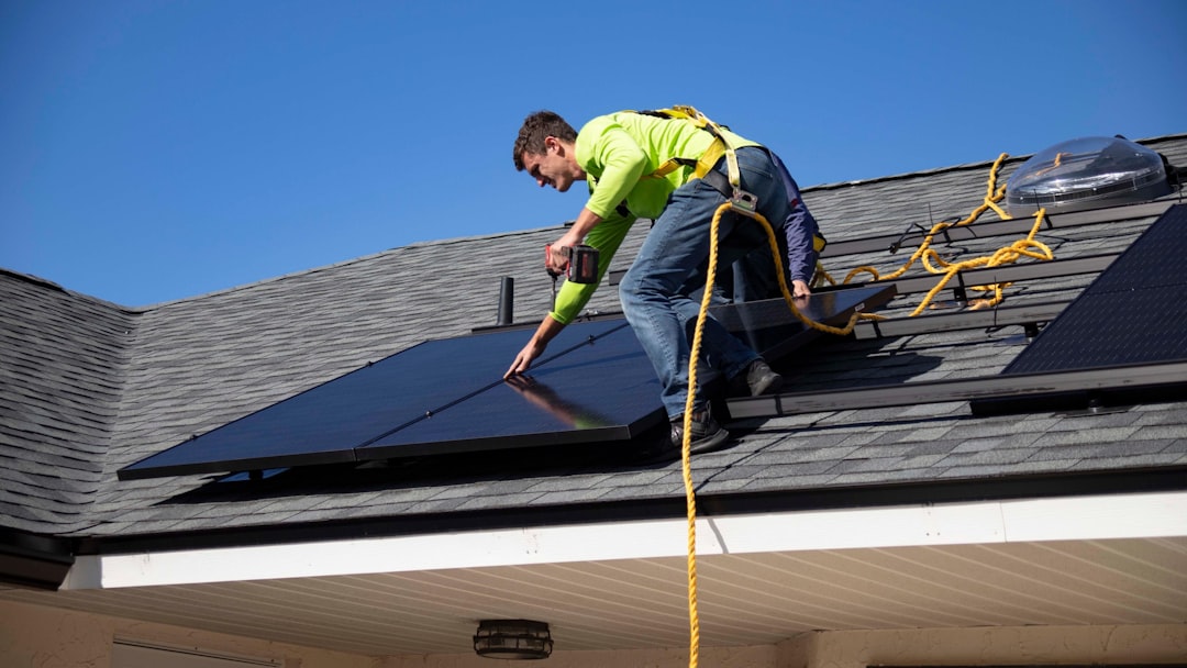 Modern Solar Home Installation