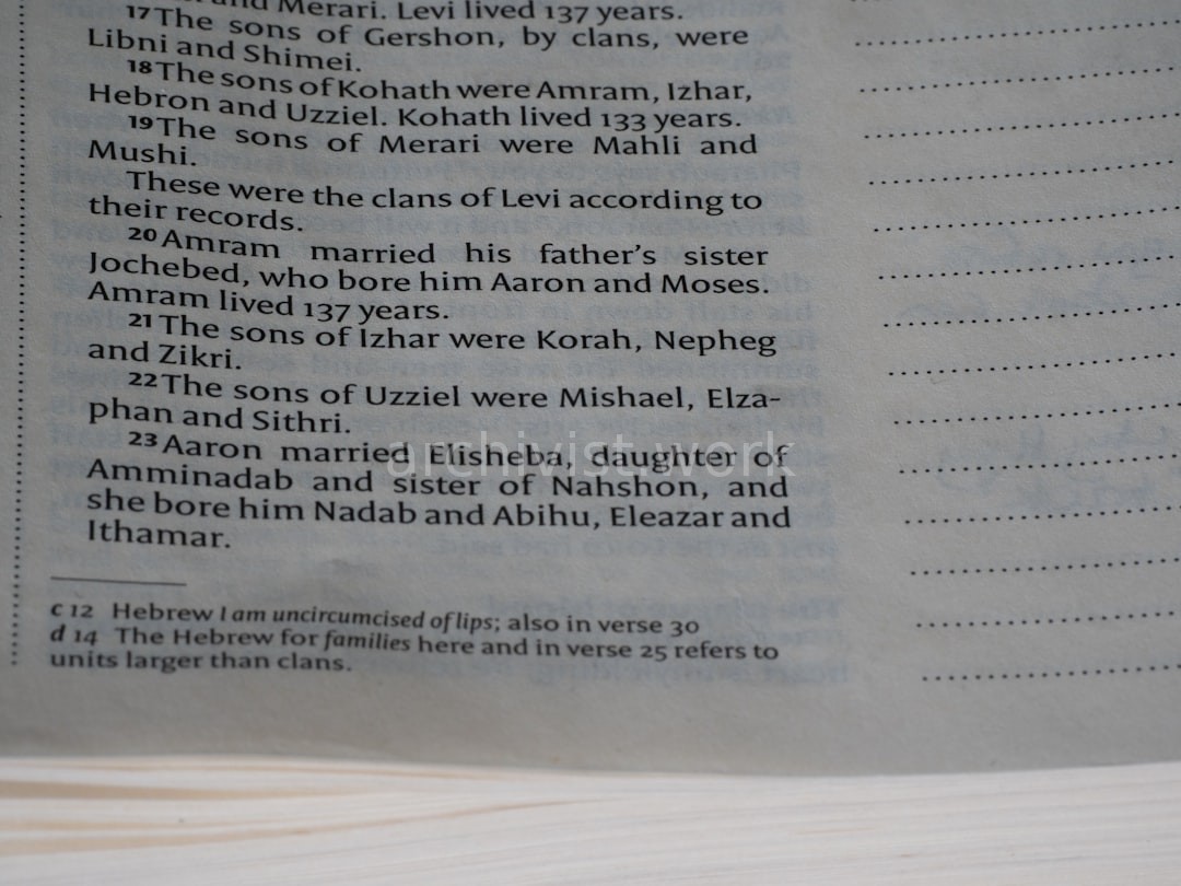 Genealogical research
