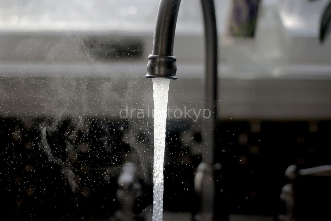 Plumbing professional working