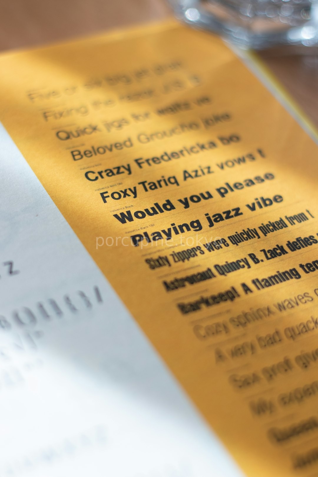 Typography background