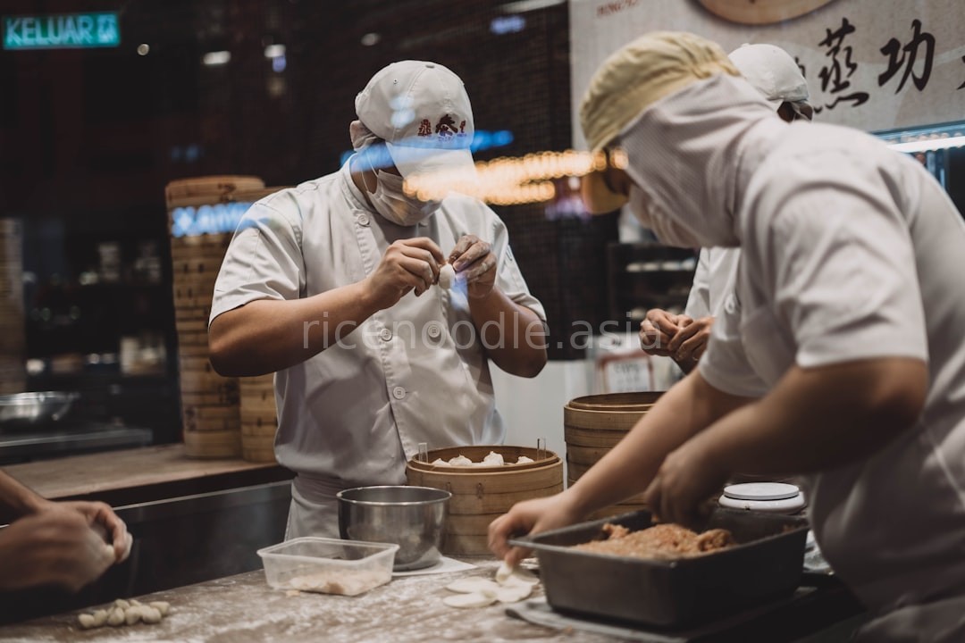 Chef preparing