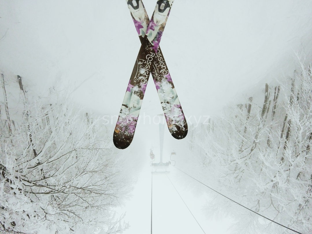 Skiing Background