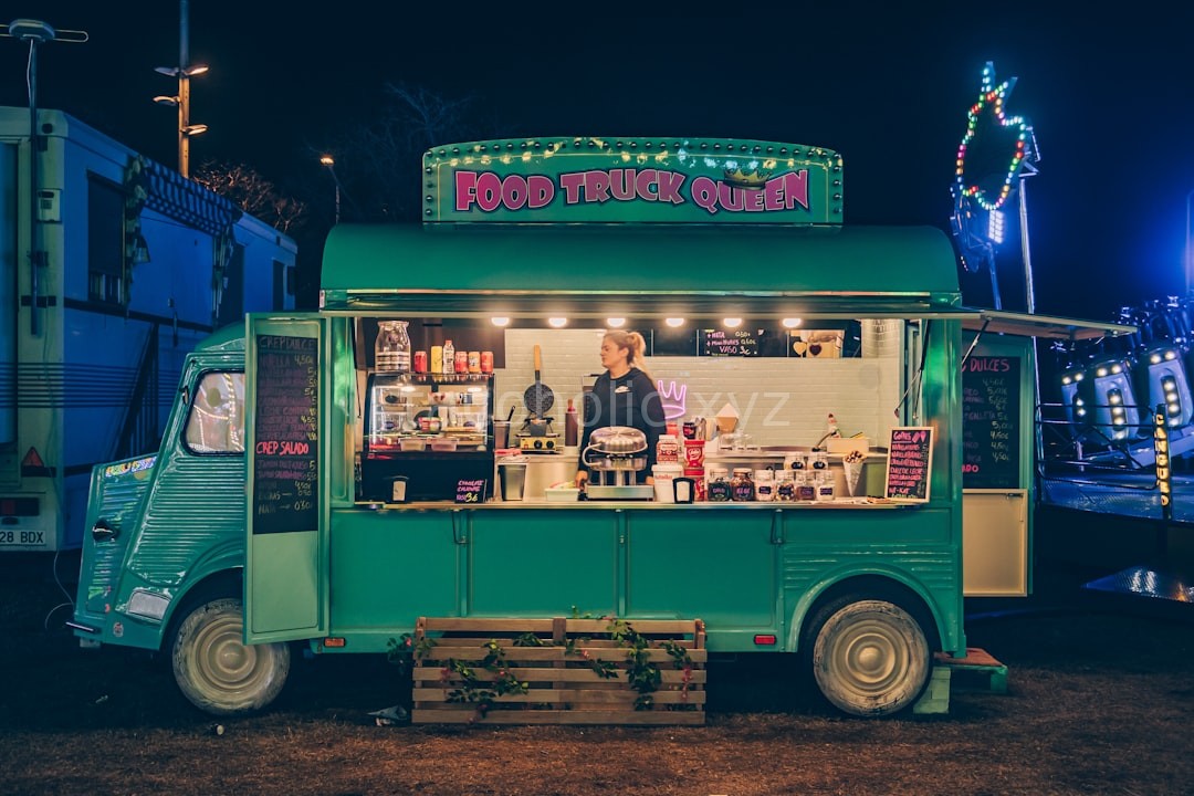 Gourmet street food background