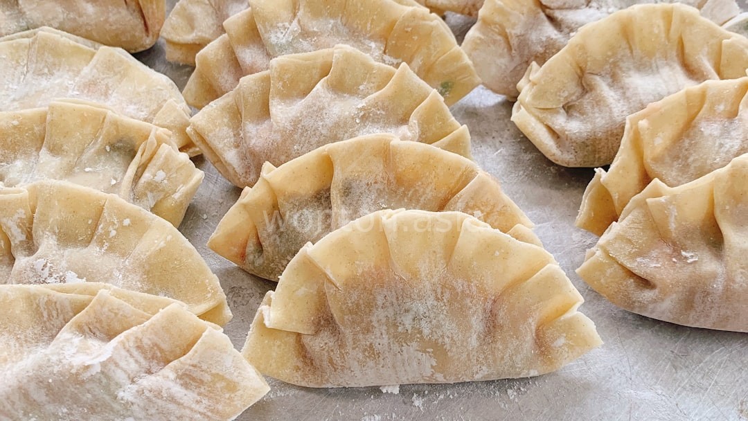 Chef crafting dumplings